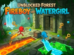 Gêm Forest Fireboy a Watergirl heb eu blocio ar-lein