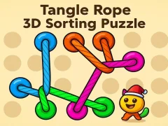 Gêm Hazel Tangle Rope 3D: Trefnu Pos ar-lein