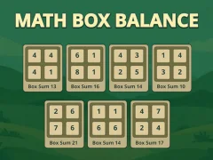 Gêm Cydbwysedd blwch mathemateg ar-lein