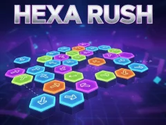 Gêm Hexa Rush ar-lein