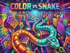 Gêm Color vs Snake ar-lein
