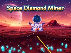Gêm Gofod Diamond Miner ar-lein