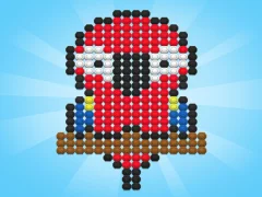 Gêm Pos cnau a bolltau lliw ar-lein