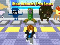 Gêm Dwyn Brainrots O Benaethiaid ar-lein