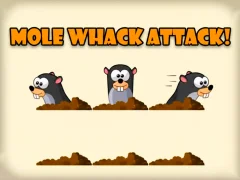 Gêm Ymosodiad Whack Mole ar-lein