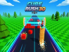 Gêm Cube Rush 3D ar-lein