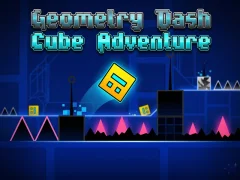 Gêm Geometreg Dash Ciwb Antur ar-lein