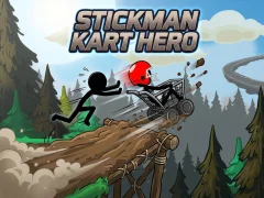 Gêm Stickman Kart Hero ar-lein