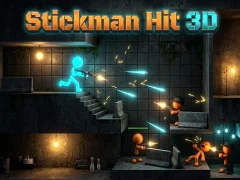 Gêm Stickman Hit 3D ar-lein