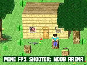 Gêm Saethwr FPS Mine: Arena Noob ar-lein