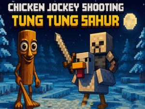 Gêm Saethu joci cyw iâr tung tung sahur ar-lein