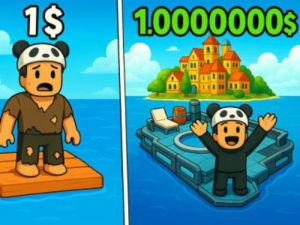 Gêm ROBLOX: tycoon rafft ar-lein