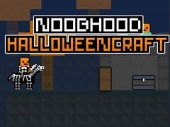 Gêm Noobhood Halloweencraft ar-lein