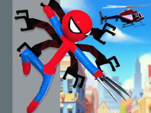 Gêm Brwydr Parc Thema Spiderlox ar-lein