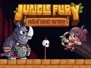 Gêm Anhrefn rhino mutant jyngl Fury ar-lein