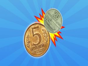 Gêm Unwch y darnau arian Undeb Sofietaidd! ar-lein