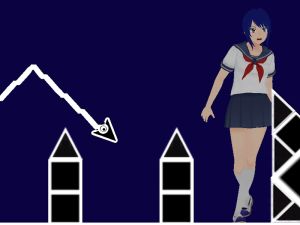 Gêm Tonnau dash geometreg gofod ar-lein