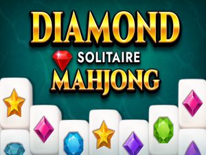 Gêm Diemwnt solitaire mahjong ar-lein