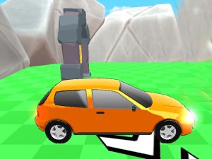 Gêm Obby: Hyfforddiant mewn car ar-lein