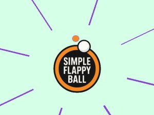 Gêm Pêl flappy syml ar-lein