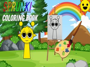 Gêm Llyfr Lliwio Spunki ar-lein