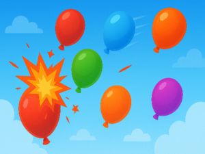 Gêm Frenzy pop balŵn ar-lein