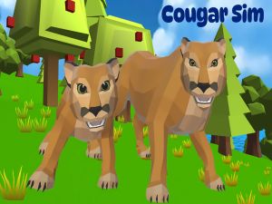 Gêm Efelychydd cougar: cathod mawr ar-lein