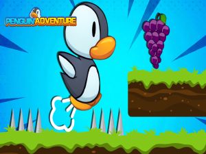 Gêm Antur Penguin ar-lein