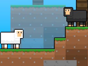 Gêm Defaid ciwt Skyblock ar-lein