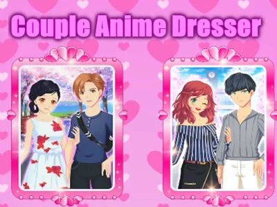 Gêm Ddresel Anime Cwpl ar-lein