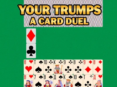 Gêm Your Trumps A Card Duel ar-lein