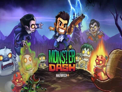 Gêm Dash Monster ar-lein