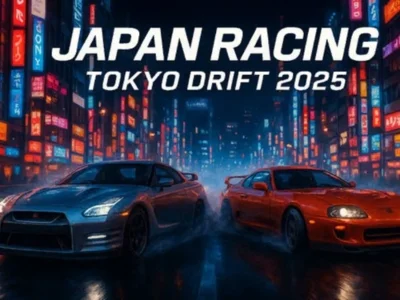 Gêm Japan yn Rasio Tokyo Drift 2025 ar-lein