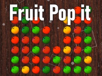 Gêm Ffrwythau Pop It ar-lein