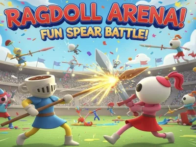 Gêm Arena Ragdoll! Hwyl Brwydr gwaywffon! ar-lein