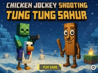Gêm Joci Cyw Iâr Saethu Tung Tung Sahur ar-lein Gêm Joci Cyw Iâr Saethu Tung Tung Sahur ar-lein