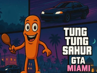 Gêm Tung Tung Sahur GTA Miami ar-lein