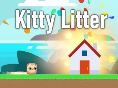 Gêm Kitty Sbwriel ar-lein