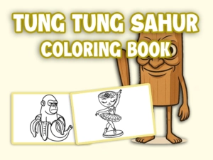 Gêm Llyfr Lliwio Tung Tung Sahur ar-lein