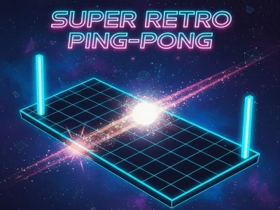 Gêm Super Retro Ping-pong ar-lein