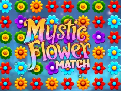 Gêm Match Blodau cyfriniol ar-lein Gêm Match Blodau cyfriniol ar-lein
