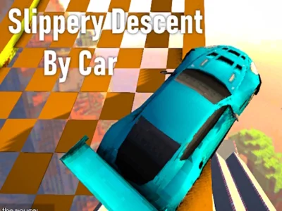 Gêm Disgyniad llithrig Mewn Car ar-lein