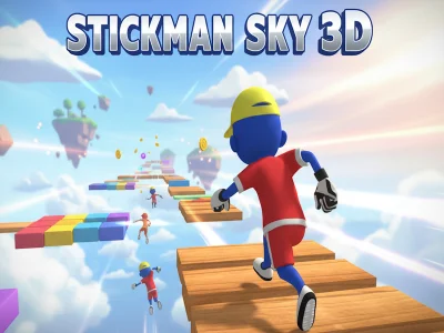 Gêm Stickman awyr 3D ar-lein