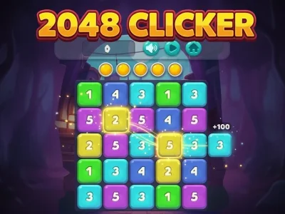 Gêm 2048 Cliciwr ar-lein