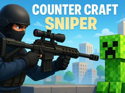 Gêm Sniper Crefft Cownter ar-lein