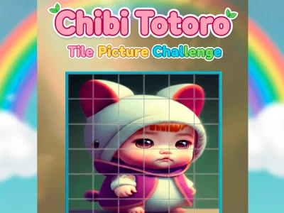 Gêm Her Llun Teils Chibi Totoro ar-lein