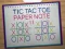 Gêm Tic Tac Toe Nodyn Papur 2 ar-lein