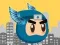 Gêm Flappy Superhero Dunk ar-lein