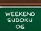 Gêm Sudoku Penwythnos 06 ar-lein
