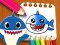 Gêm Llyfr lliwio Baby Shark ar-lein
